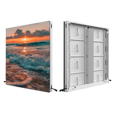 P3.9 Outdoor big screen tv rental 1000×1000mm Cabinet For Advertisement and