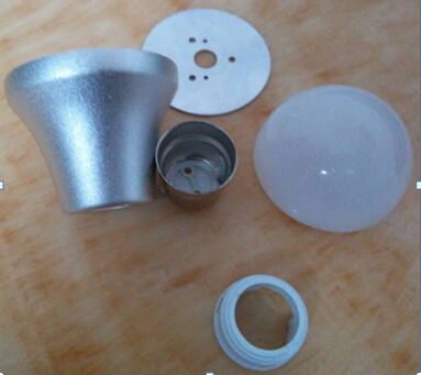 B22/E27 Aluminum 5W LED Bulb Housing for PCB size 55mm- Yoyee Lighting YY-BL-005-AL