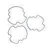 Hair Rubber Irregular Shaped Parts Rubber Special Shaped OEM ODM