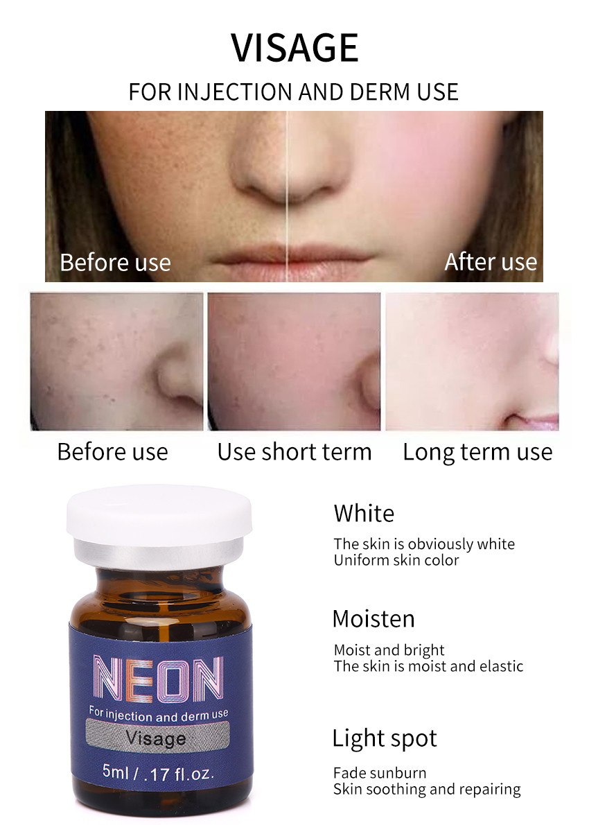 Visage Meso Therapy Serum Skin Treatment Essence Set Injection For Anti Aging Nourishing Safe Natural Effect