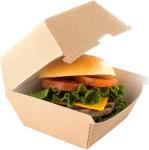 Takeaway Food Box Container For Burger Eco Friendly Custom Burger Box Packaging