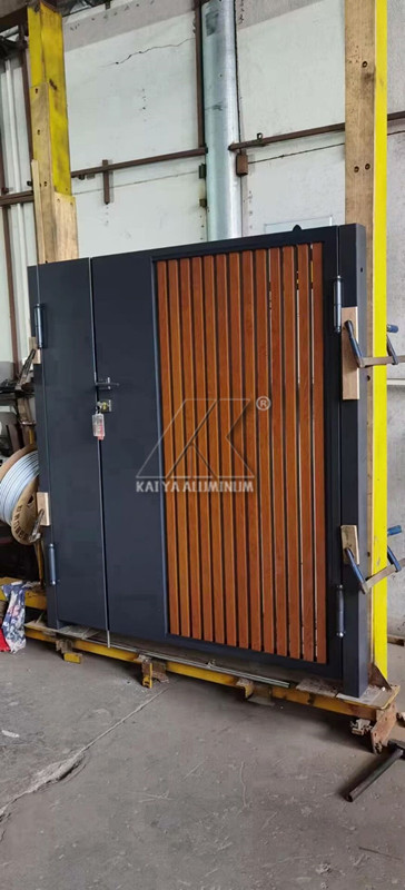 0.8mm 6060 Garden Gate Aluminum Door Profile Anodic Oxidation