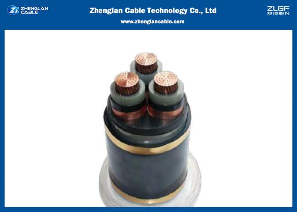 18/30KV Armoured MV 3 Cores Power Cable with XLPE Insulated （CU/NYBY/N2XBY