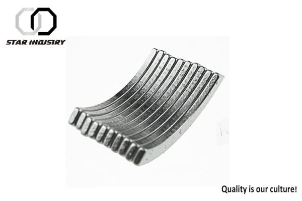 Large Linear Motor Magnet N42H Fan Magnets With Good Coating Wholesale Custom