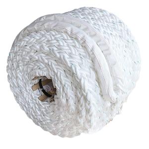 Wholesale 8 Strand Braided Marine Rope 56mm*200m White Color from china suppliers