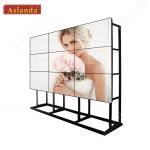 Wall Mount/Floor Standing 1.8mm Indoor LG LCD Video Wall Narrow Bezel LCD Video