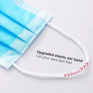 Wholesale Blue White Non Woven Face Mask Breathable Personal Health Care Use from china suppliers
