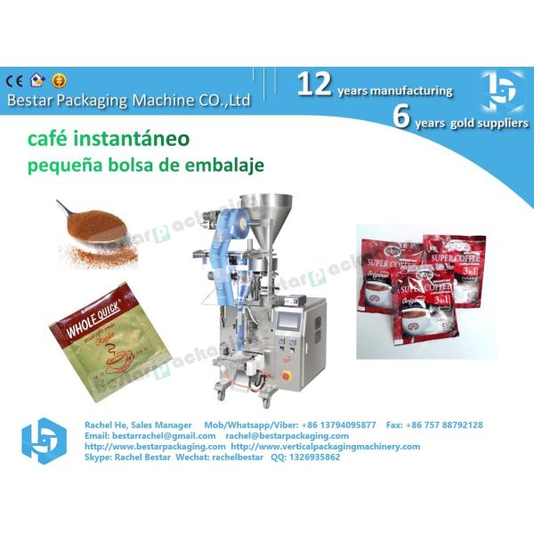 Instant coffee packing machine, 3 sides seal sachet bag BSTV-160A