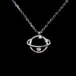 Personalized Cubic Zirconia Necklace , 925 Sterling Silver Mens Necklace