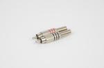 Male Metal RCA Cable Connector RCA connector for audio equipment DE5002