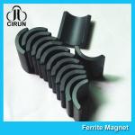 Small Permanent Arc Segment Ferrite Magnet Y25-Y35 For Motorcyceles Motor