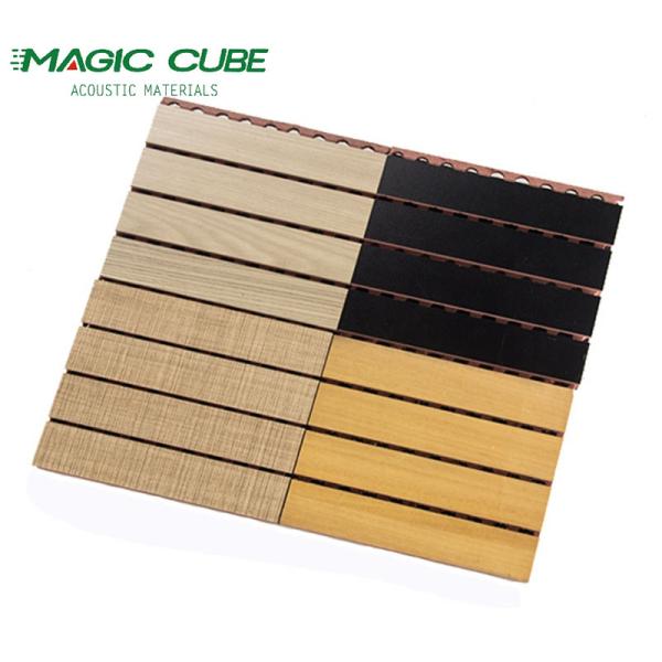 New Arrivals Noise Reduction Customize grooved wood panels for interior walls