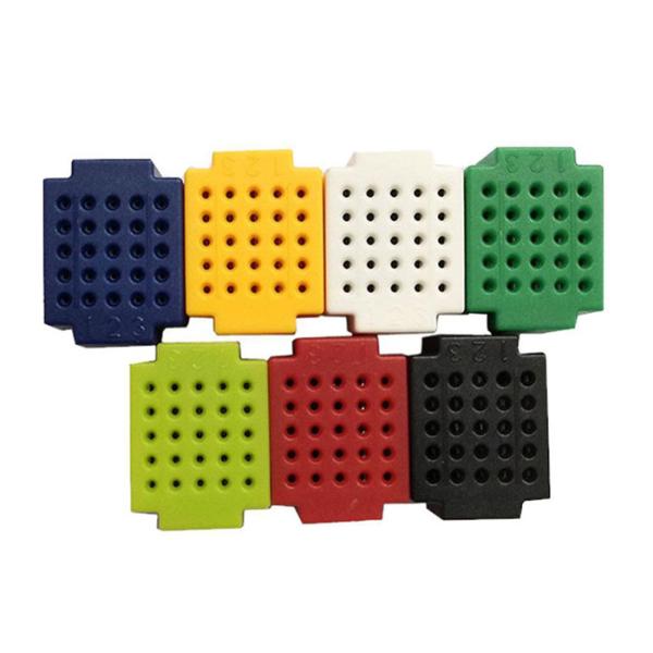 25 Tie Point Breadboard Solderless Single Layer For DIY Project 20 * 15 * 12mm