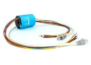 Wholesale Rotating Hollow Gigabit Ethernet Slip Ring 12.7mm Single Channel from china suppliers