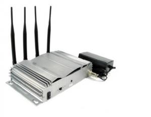 Wholesale CDMA / GSM 3G Cell Phone Frequency Jammer 33dBm with 20m Jamming Range from china suppliers