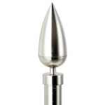 16mm Raindrop Type Exquisite Curtain Rod Stainless Steel Materials