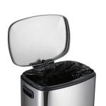 Rustproof Kitchen Stainless Steel Trash Can With Step