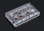 Durable Transparent Color Tattoo Ink Cup Holder For Artists , Trainer