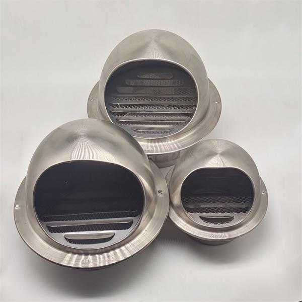 6" Stainless Steel Round Kitchen Wall Exhaust Waterproof Ventilation Mushroom