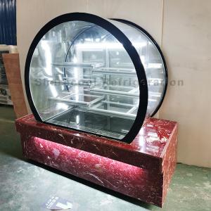 Wholesale Round Shape Cake Display Refrigerator Fan Cooling Embarco Secop Compressor from china suppliers