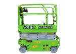 Green Miniature Scissor Lift 4m Aeial Working Platform 1.84m Length