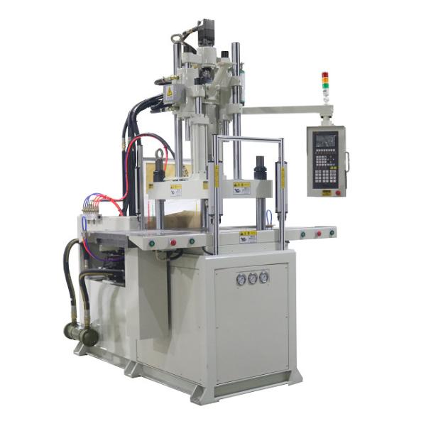 85 Ton Double Slide Vertical Injection Molding Machine For Making Shoes