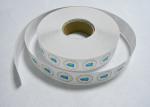 Water authenticating tamper evident security vinyl destructible label
