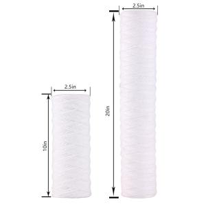 Wholesale 0.3 kg OEM Yes 5 Grade 1-10um 10/20inch Polypropylene Sediment Water Filter Cartridge from china suppliers