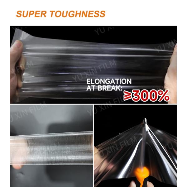 Clear Gloss TPH Material pPF protection film Anti Scratch car PPF roll Customized Logo