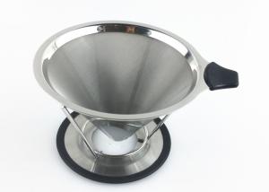 Wholesale Reusable Double Wall Stainless Steel Coffee Filter With Handle On Funnel from china suppliers