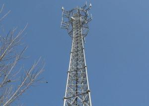 China Outside Cell Phone Signal Tower , Telecommunication Self Supporting Lattice Tower on sale