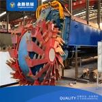 Large Bucket Wheel River Sand Dredging Machine Equipped With 18inch Mud Dredger