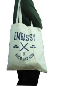Wholesale Eco - friendly Embassy Natrual Printed Plain Cotton Recycled Reusable Carrier Bags from china suppliers