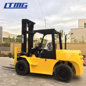 Wholesale LTMG forklift 7t diesel forklift with three stage mast 4.8m lifting height from china suppliers