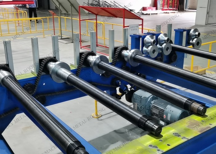 16m Metal Roof Panel Machine 300kw Rock Wool Sandwich Panel Machine