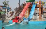Speed Fiberglass Water Slides Combination Customized For Sale