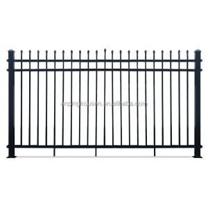 Wholesale 6ftx8ft Black Metal Garden Fences Prices With Galvanized Steel And Bolts Nuts from china suppliers