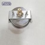 stainless steel industrial hydraulic liquid filled pressure manometer with clamp