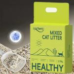 OEM Organic Deodorant Tofu And Bentonite Mixed Cat Litter With Multi Scent