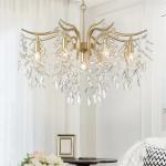 Modern Living Room Crystal Pendant Light Hotel Luxury Crystal Chandelier