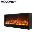 1200mm 47 Inch No Heat Electric Fireplace Classical 3-Color Changing Led