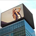 Full Color Outdoor Advertising Led Display P10 Waterproof IP65 2 Years Warranty