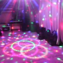 Mini Led Rgb Crystal Magic Ball Effect Light 6x3W With 5 Color Circular Motion Effect