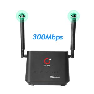 Wholesale 7.4V 2000mah 4G Industrial Router 4G SIM Router Connect CCTV Camera 4 LAN Ports OLAX AX5 Pro from china suppliers
