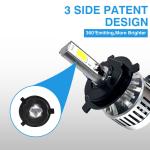 4500LM Motorcycle Lighting System For Papa Moto Die Cast Aluminum Parts