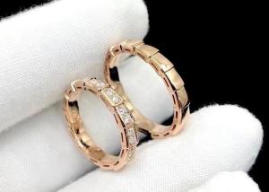 Wholesale 0.41ct Serpenti Viper Ring , 18K Natural Diamond Ring Width 4mm from china suppliers