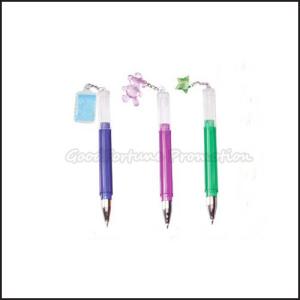 Wholesale Hot Sale high quanlity Promotional printed logo ballpoint pen with ornaments gift from china suppliers