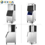 Food Shop ICEMA Automatic 300KG 400kg 500kg Ice Cube Maker Machine
