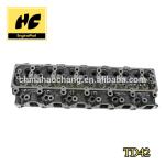 Provide More Brand TD42 Auto parts Engine Cylinder head assy used For Nis san OE