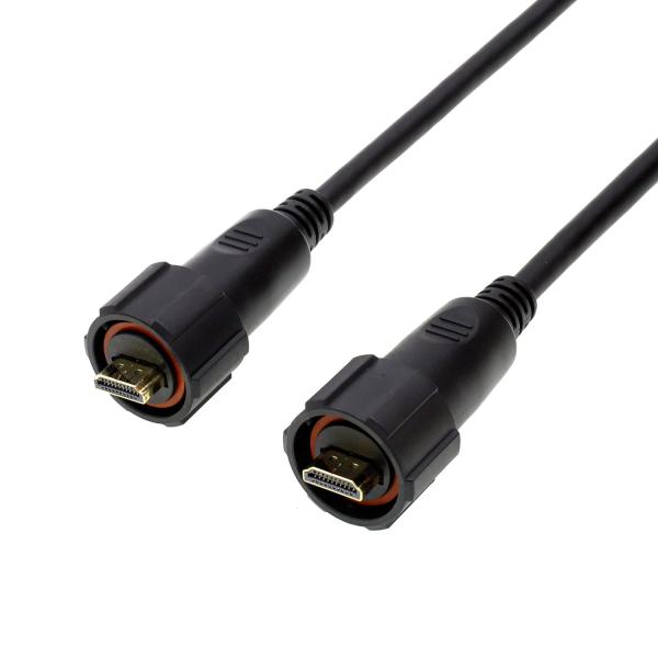 Gold Plated Copper Conductor RCA Coaxial Video Audio Cables 1080p Resolution 6ft